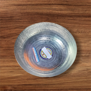 Hammered Brass Serving Bowl, Large Decorative Brass Fruit Bowl.